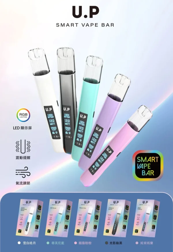 U.P 一代通用主機｜精工流線設計・穩定霧化體驗・一代煙彈完美搭配