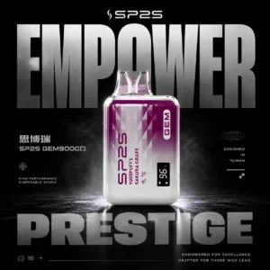 SP2S 思博瑞 GEM 9000口拋棄式電子煙｜寶石質感設計・高容量續航配置・旗艦級霧化體驗