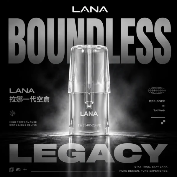 LANA 拉娜一代通用透明空倉｜晶透質感設計・精工替換配件・一代主機完美搭配