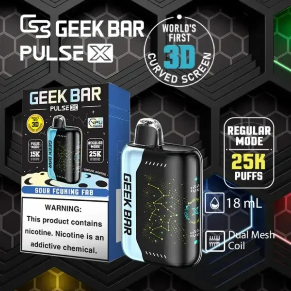 GEEK_BAR_Pulse_X_25000_Wholesale_In_Stock__Sour_Fcuking_Fab-768x768-1.webp GEEK BAR Pulse X 星空系列25000口拋棄式電子煙|星際幻彩設計・超大容量續航・旗艦級風味體驗【滿5送1】超值特惠