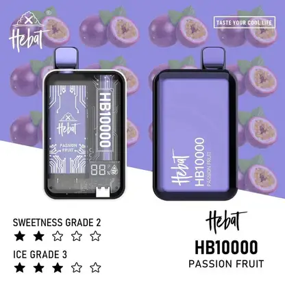 Hebat喜貝拋棄式一次性10000口.webp Hebat 喜貝 10000口拋棄式電子煙|高容量續航配置・精緻機身設計・長效使用體驗