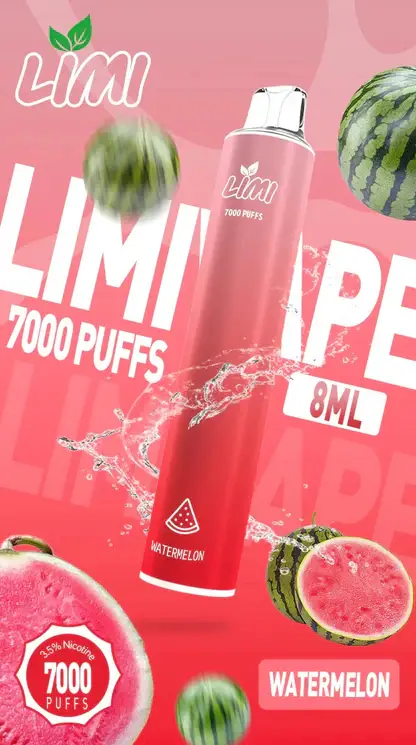 LIMI拋棄式一次性7000口-2.webp LIMI 7000口拋棄式電子煙|流線輕巧設計・高容量續航配置・細膩霧化體驗