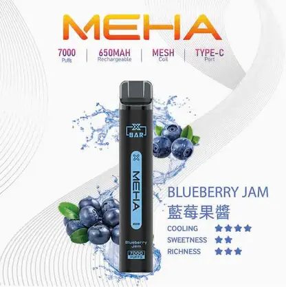 MEHA-XBAR-拋棄式-7000口小黑條-15.webp MEHA XBAR 魅嗨小黑條7000口拋棄式電子煙|極簡黑潮設計・高容量續航配置・細膩霧化體驗