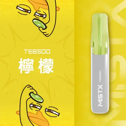 Mist X 鴨嘴獸6500口拋棄式電子煙｜創意流線造型・高容量續航配置・細膩霧化體驗
