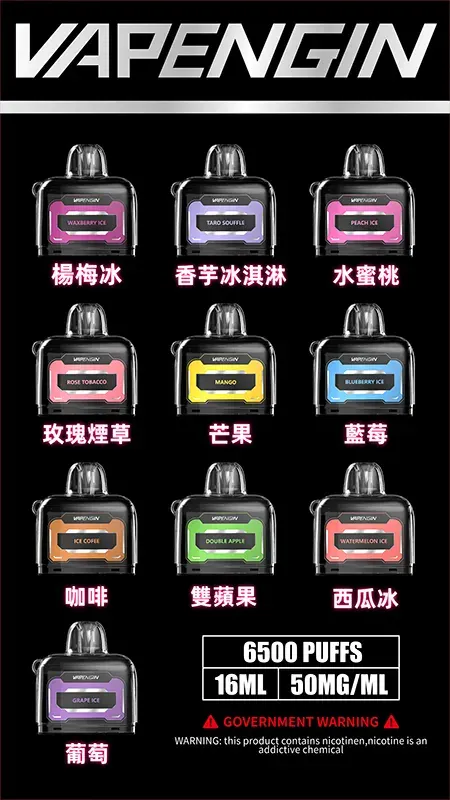 【JUPITER煙彈】木星煙彈-_-单個10ml-_-6500口-_-台灣現貨-蒸汽領域-魯米國際有限公司.webp VAPENGIN JUPITER 木星6500口拋棄式電子煙|星際流線設計・高容量續航配置・未來感霧化體驗