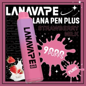 LANA PEN PLUS 9000口拋棄式電子煙｜旗艦網芯口感・巨量儲油設計・長效續航享受
