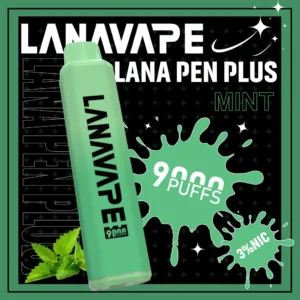 LANA PEN PLUS 9000口拋棄式電子煙｜旗艦網芯口感・巨量儲油設計・長效續航享受