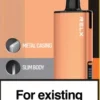RELX悅刻x-box-16000口拋棄式電子煙-橙色主機 RELX 悅刻 X-BOX 16000口專用換彈拋棄式電子煙套裝|雙段功率調節・網狀芯爆發力・換彈長效續航