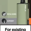 RELX悅刻x-box-16000口拋棄式電子煙-綠色主機 RELX 悅刻 X-BOX 16000口專用換彈拋棄式電子煙套裝|雙段功率調節・網狀芯爆發力・換彈長效續航