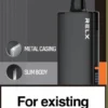 RELX悅刻x-box-16000口拋棄式電子煙-黑色主機 RELX 悅刻 X-BOX 16000口專用換彈拋棄式電子煙套裝|雙段功率調節・網狀芯爆發力・換彈長效續航
